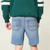 Above-the-Knee Loose Denim Shorts,Above-the-Knee Loose Denim Shorts
