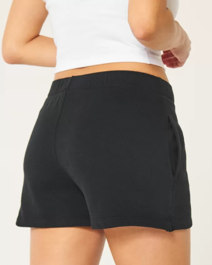 Adjustable Rise Fleece Shorts,Adjustable Rise Fleece Shorts