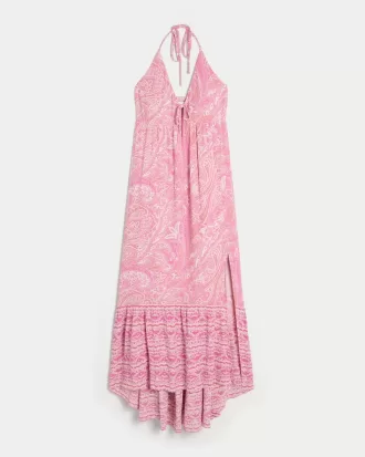 Asymmetrical Hem Halter Maxi Dress,Asymmetrical Hem Halter Maxi Dress Asymmetrical Hem Halter Maxi Dress,Asymmetrical Hem Halter Maxi Dress