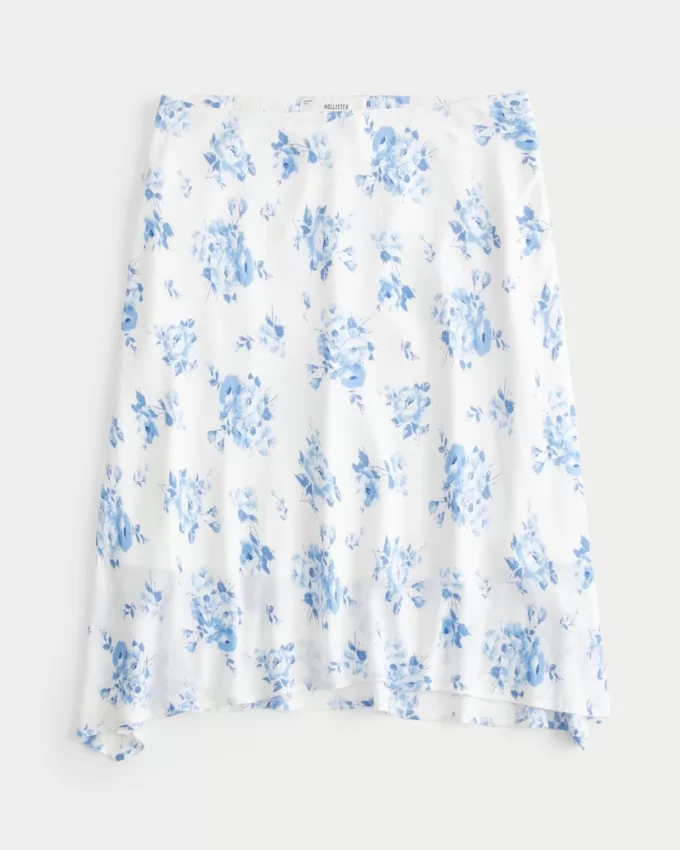 Asymmetrical Midi Skirt,Asymmetrical Midi Skirt