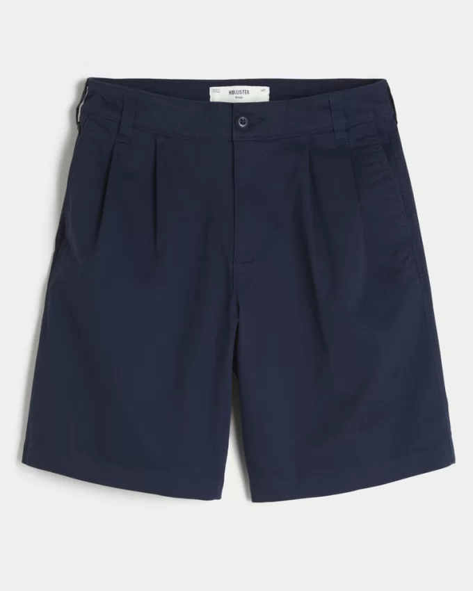 At-the-Knee Baggy Bermuda Shorts,At-the-Knee Baggy Bermuda Shorts