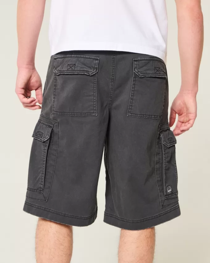 At-the-Knee Baggy Cargo Shorts,At-the-Knee Baggy Cargo Shorts