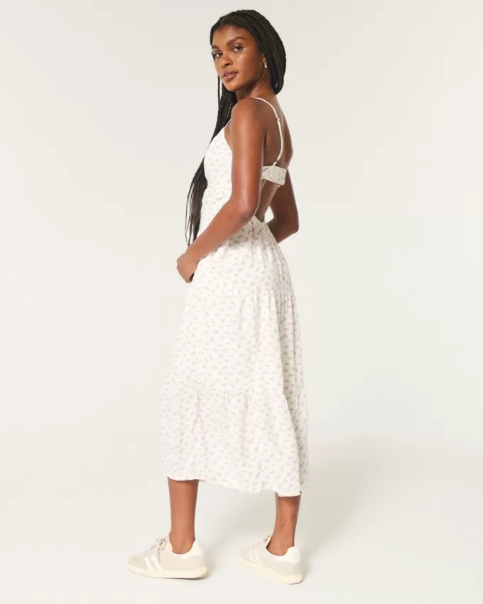 Babydoll Midi Dress,Babydoll Midi Dress