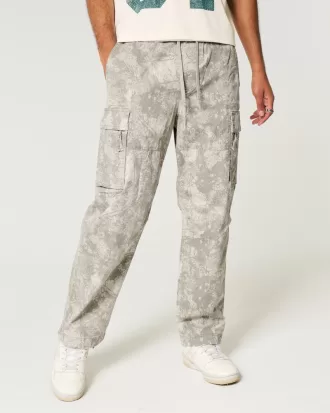 Baggy Camo Cargo Pull-On Pants,Baggy Camo Cargo Pull-On Pants