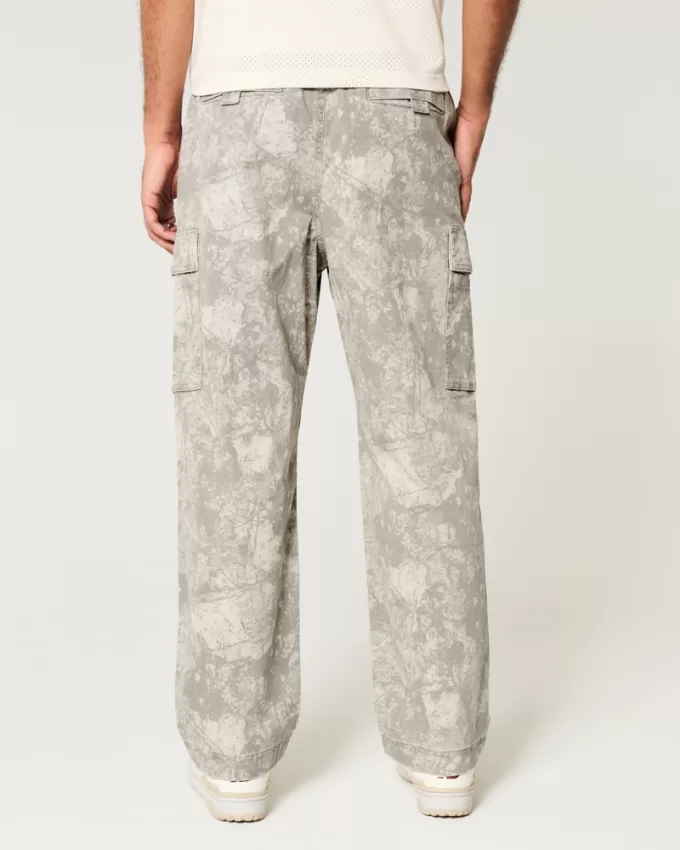Baggy Camo Cargo Pull-On Pants,Baggy Camo Cargo Pull-On Pants