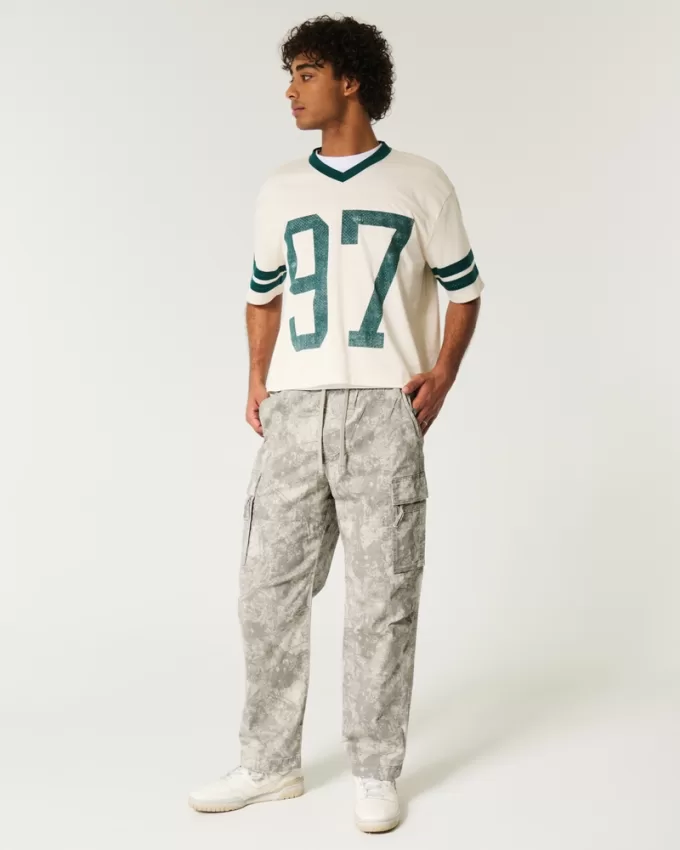 Baggy Camo Cargo Pull-On Pants,Baggy Camo Cargo Pull-On Pants
