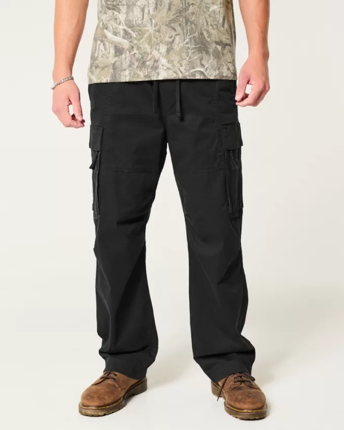 Baggy Cargo Pull-On Pants,Baggy Cargo Pull-On Pants