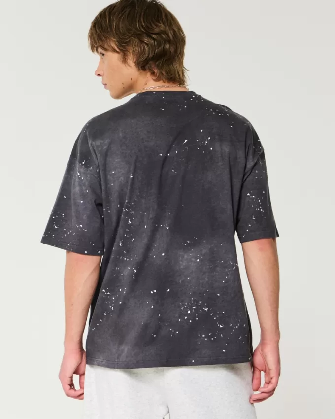 Baggy Paint Splatter Crew T-Shirt,Baggy Paint Splatter Crew T-Shirt Baggy Paint Splatter Crew T-Shirt,Baggy Paint Splatter Crew T-Shirt