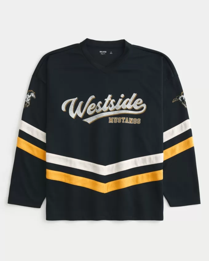 Baggy Westside Mustangs Graphic Hockey Jersey,Baggy Westside Mustangs Graphic Hockey Jersey Baggy Westside Mustangs Graphic Hockey Jersey,Baggy Westside Mustangs Graphic Hockey Jersey