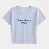 Barcelona 1993 Graphic Baby Tee,Barcelona 1993 Graphic Baby Tee Barcelona 1993 Graphic Baby Tee,Barcelona 1993 Graphic Baby Tee