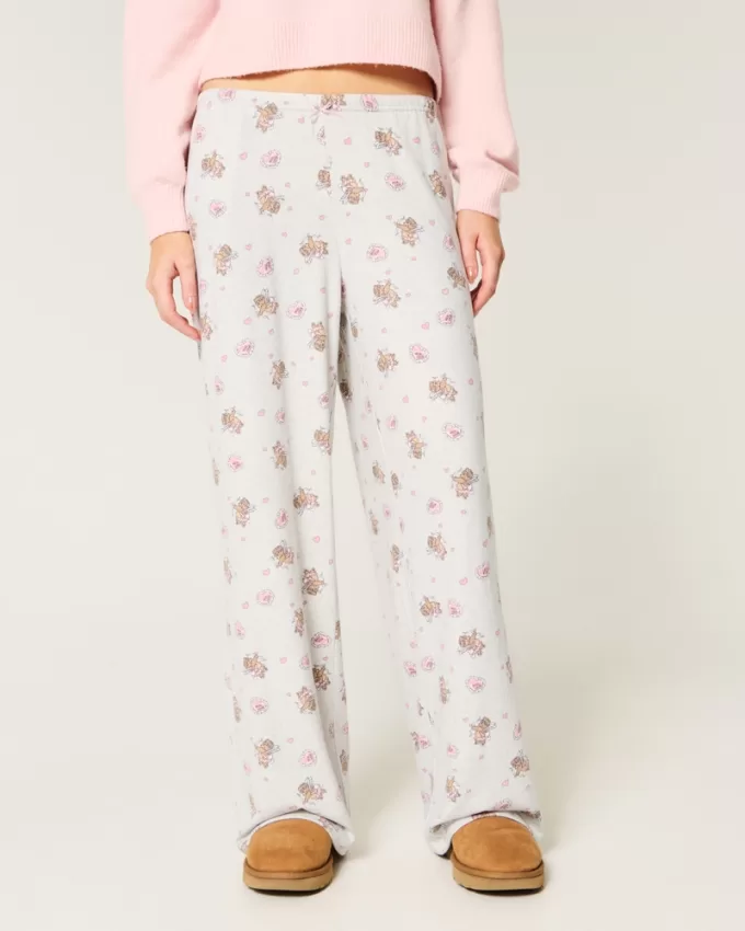 Bear Graphic Pajama Pants,Bear Graphic Pajama Pants Bear Graphic Pajama Pants,Bear Graphic Pajama Pants