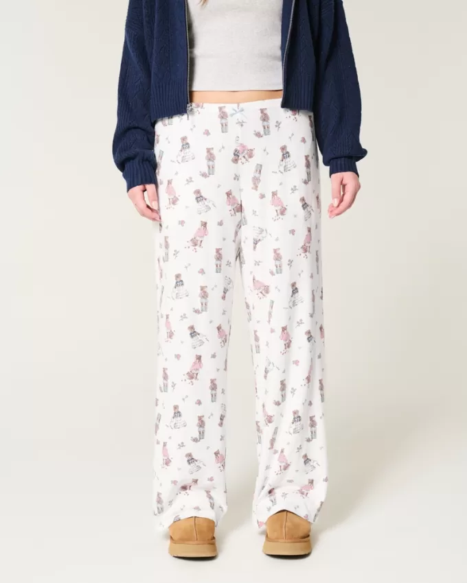Bear Graphic Pajama Pants,Bear Graphic Pajama Pants Bear Graphic Pajama Pants,Bear Graphic Pajama Pants