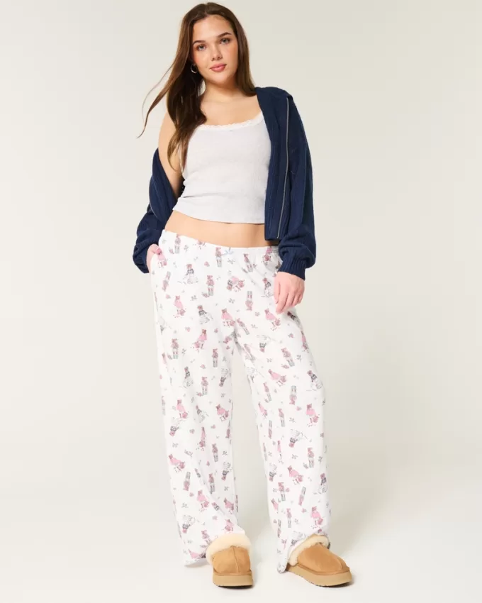 Bear Graphic Pajama Pants,Bear Graphic Pajama Pants Bear Graphic Pajama Pants,Bear Graphic Pajama Pants