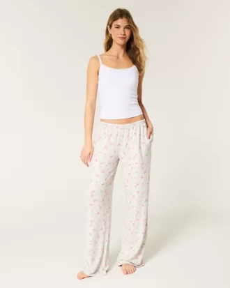 Berry Pattern Pajama Pants,Berry Pattern Pajama Pants