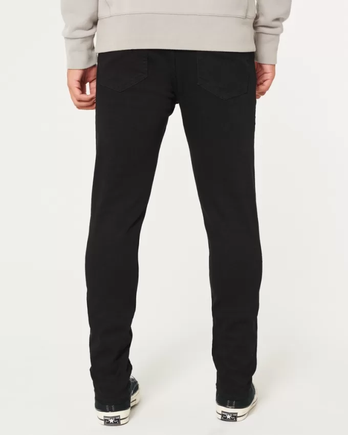 Black No Fade Athletic Skinny Jeans,Black No Fade Athletic Skinny Jeans