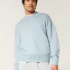 Boxy Airspun Knit Crew Sweater,Boxy Airspun Knit Crew Sweater