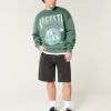 Boxy Augusta Golf Graphic Crew Sweatshirt,Boxy Augusta Golf Graphic Crew Sweatshirt