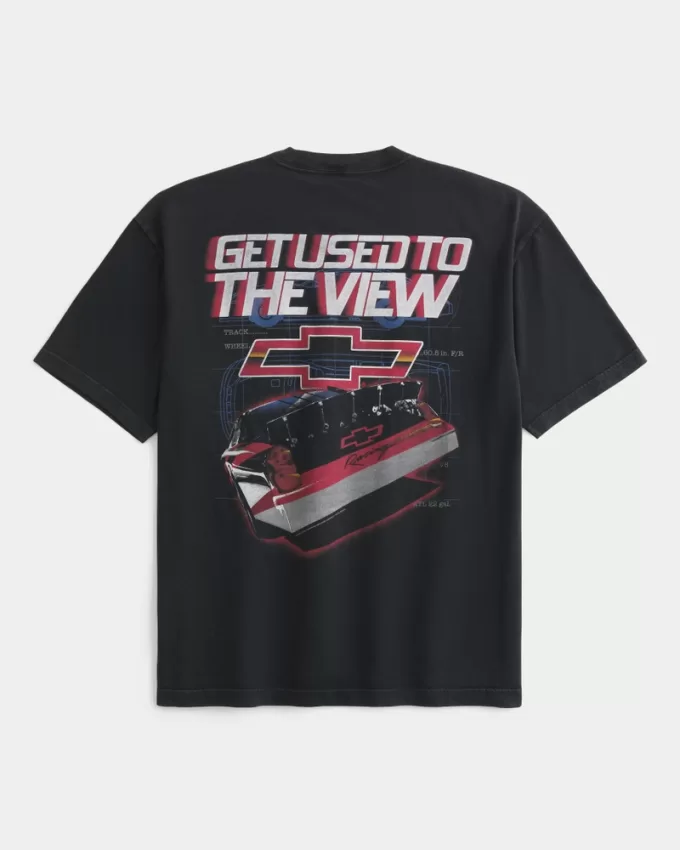 Boxy Chevrolet Racing Graphic Tee,Boxy Chevrolet Racing Graphic Tee Boxy Chevrolet Racing Graphic Tee,Boxy Chevrolet Racing Graphic Tee