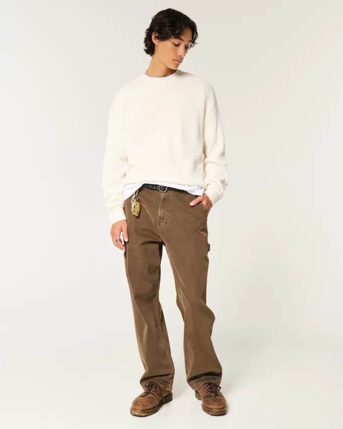 Boxy Crew Sweater,Boxy Crew Sweater Boxy Crew Sweater,Boxy Crew Sweater