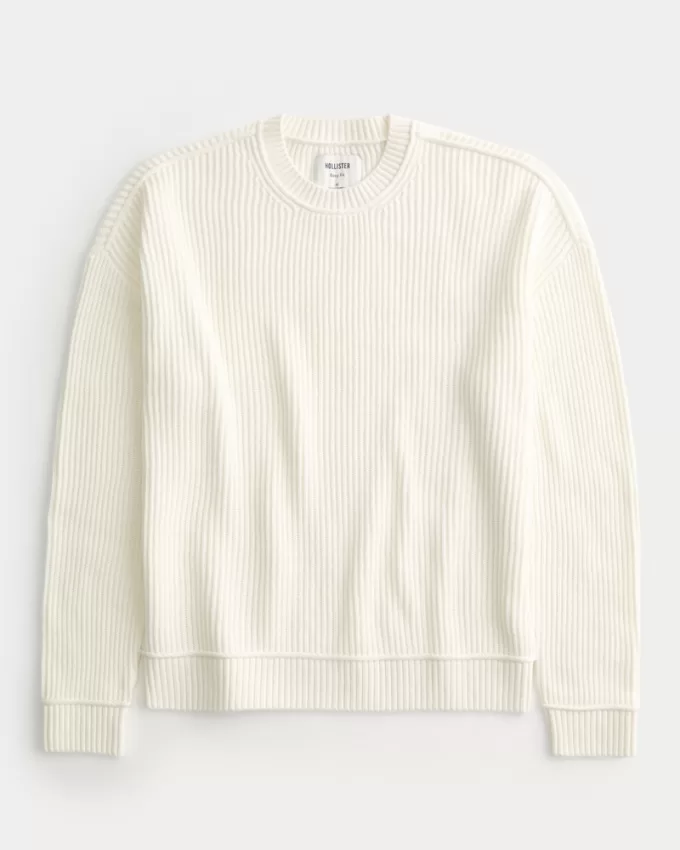 Boxy Crew Sweater,Boxy Crew Sweater Boxy Crew Sweater,Boxy Crew Sweater