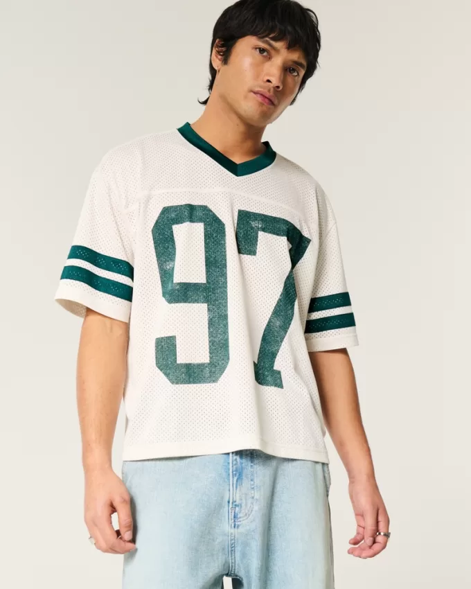 Boxy Crop Athletic Graphic Jersey,Boxy Crop Athletic Graphic Jersey Boxy Crop Athletic Graphic Jersey,Boxy Crop Athletic Graphic Jersey