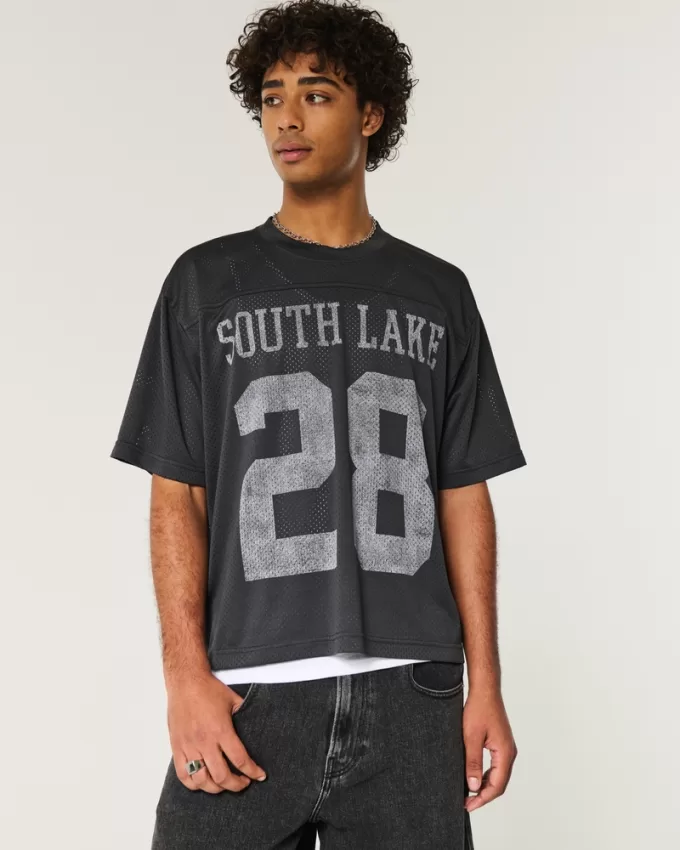 Boxy Crop Athletic Graphic Jersey,Boxy Crop Athletic Graphic Jersey Boxy Crop Athletic Graphic Jersey,Boxy Crop Athletic Graphic Jersey