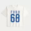 Boxy Crop Ford Graphic Jersey,Boxy Crop Ford Graphic Jersey Boxy Crop Ford Graphic Jersey,Boxy Crop Ford Graphic Jersey