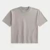 Boxy Crop Heavyweight Cotton Crew T-Shirt,Boxy Crop Heavyweight Cotton Crew T-Shirt Boxy Crop Heavyweight Cotton Crew T-Shirt,Boxy Crop Heavyweight Cotton Crew T-Shirt