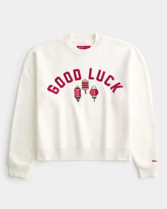 Boxy Crop Lunar New Year Graphic Crew Sweatshirt,Boxy Crop Lunar New Year Graphic Crew Sweatshirt Boxy Crop Lunar New Year Graphic Crew Sweatshirt,Boxy Crop Lunar New Year Graphic Crew Sweatshirt