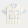Boxy Crop Mesh Graphic Football Jersey,Boxy Crop Mesh Graphic Football Jersey Boxy Crop Mesh Graphic Football Jersey,Boxy Crop Mesh Graphic Football Jersey