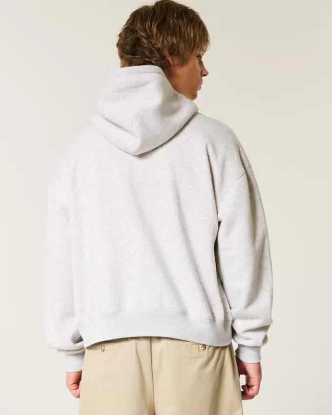 Boxy Crop NY Graphic Zip-Up Hoodie,Boxy Crop NY Graphic Zip-Up Hoodie