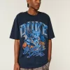 Boxy Duke Blue Devils Graphic Tee,Boxy Duke Blue Devils Graphic Tee