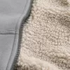 Boxy Faux Shearling-Lined Zip-Up Hoodie,Boxy Faux Shearling-Lined Zip-Up Hoodie