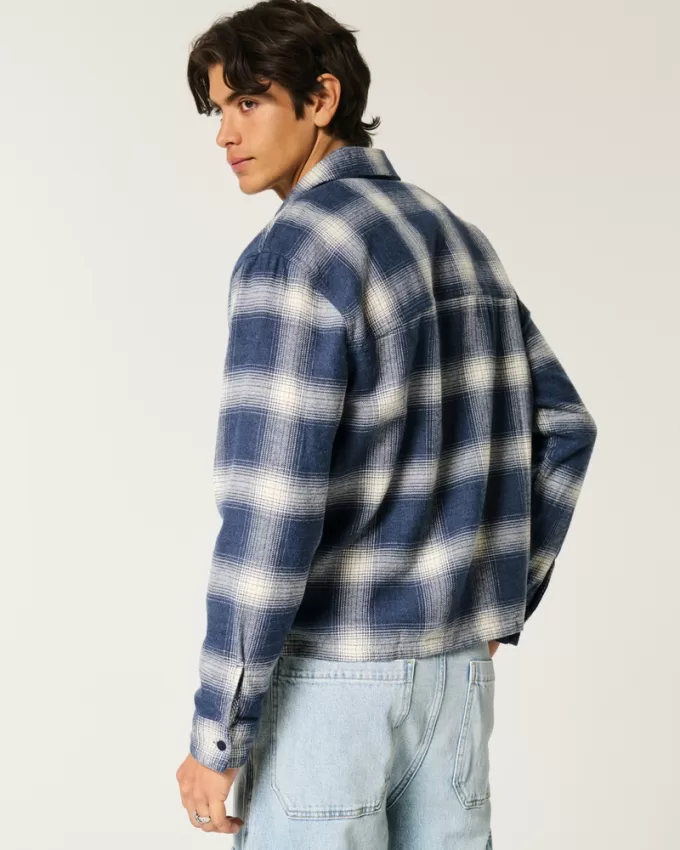 Boxy Flannel Shirt,Boxy Flannel Shirt