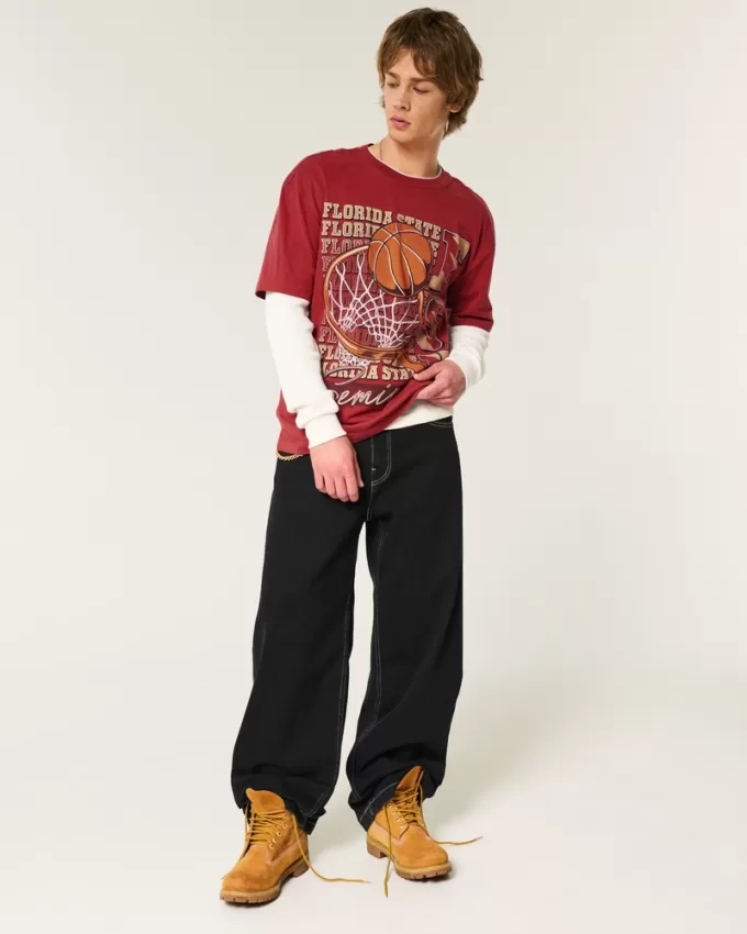 Boxy Florida State University Graphic Tee,Boxy Florida State University Graphic Tee