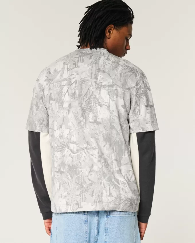 Boxy Heavyweight Camo Crew T-Shirt,Boxy Heavyweight Camo Crew T-Shirt Boxy Heavyweight Camo Crew T-Shirt,Boxy Heavyweight Camo Crew T-Shirt