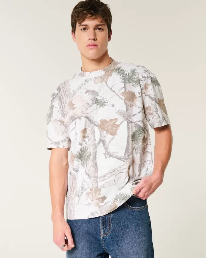 Boxy Heavyweight Camo Crew T-Shirt,Boxy Heavyweight Camo Crew T-Shirt Boxy Heavyweight Camo Crew T-Shirt,Boxy Heavyweight Camo Crew T-Shirt