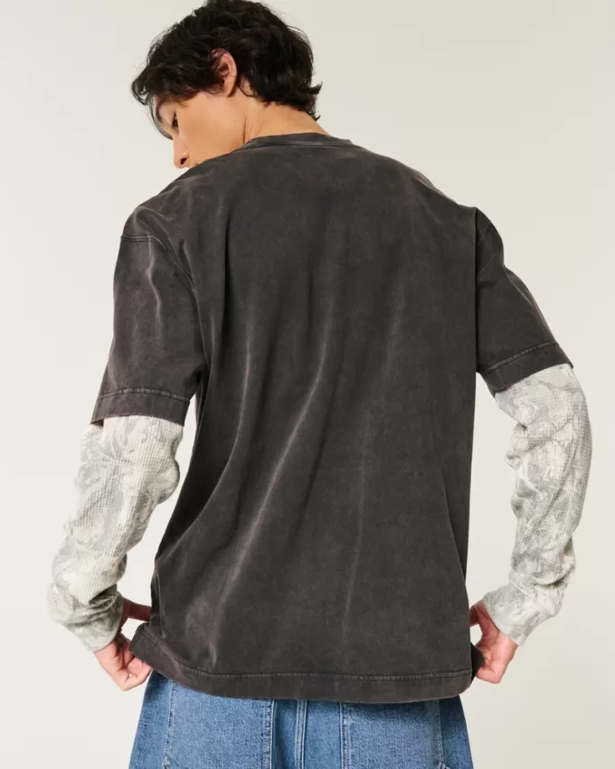 Boxy Heavyweight Courage the Friendly Dog Graphic Tee,Boxy Heavyweight Courage the Friendly Dog Graphic Tee