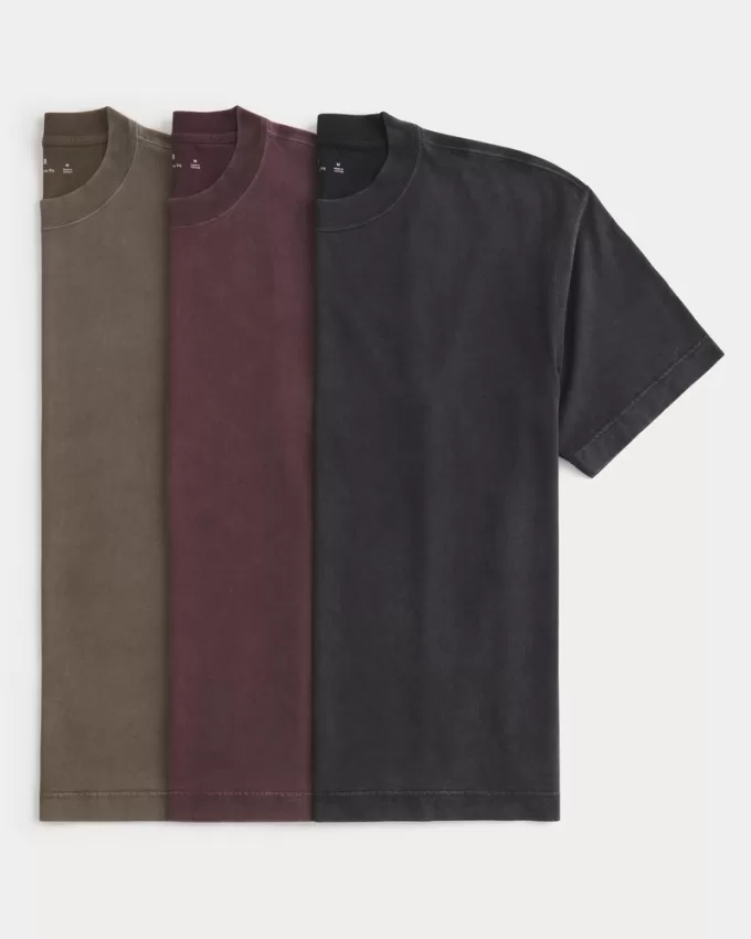 Boxy Heavyweight Crew T-Shirt 3-Pack,Boxy Heavyweight Crew T-Shirt 3-Pack Boxy Heavyweight Crew T-Shirt 3-Pack,Boxy Heavyweight Crew T-Shirt 3-Pack