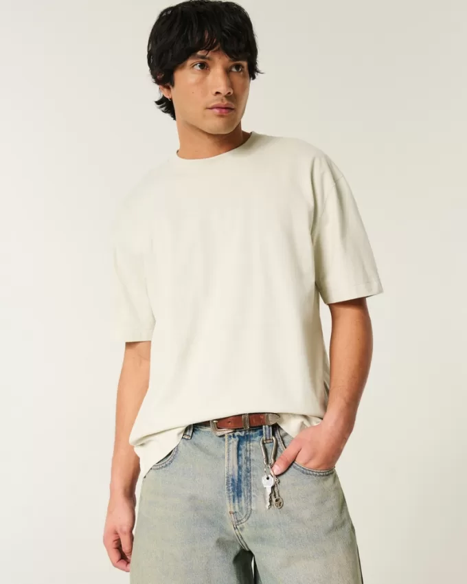 Boxy Heavyweight Crew T-Shirt,Boxy Heavyweight Crew T-Shirt Boxy Heavyweight Crew T-Shirt,Boxy Heavyweight Crew T-Shirt