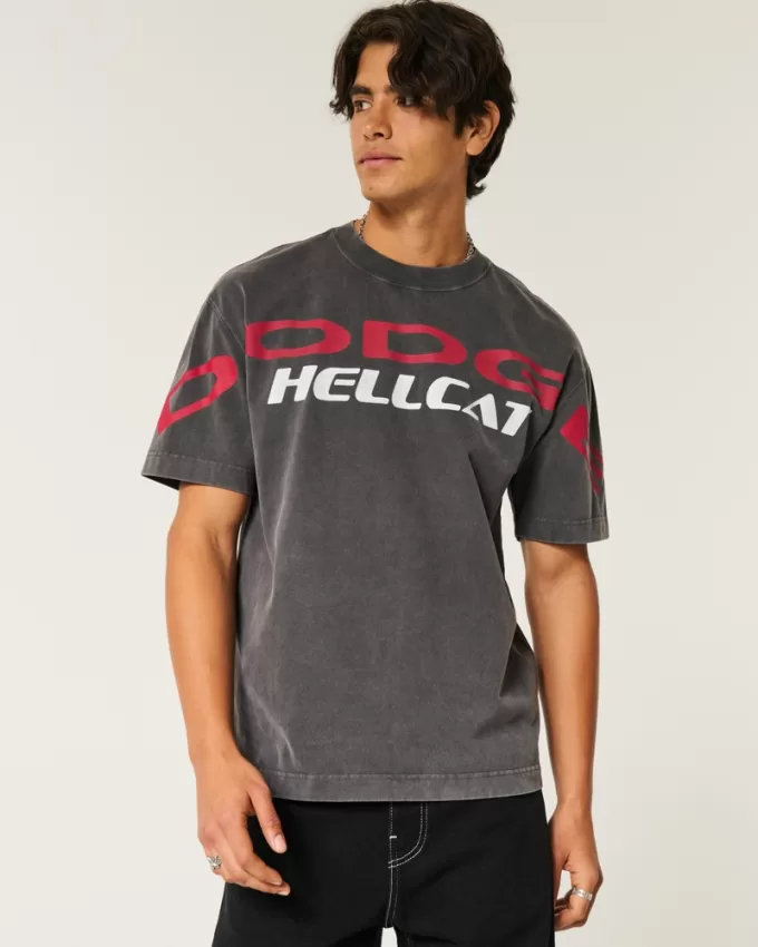 Boxy Heavyweight Dodge Hellcat SRT Graphic Tee,Boxy Heavyweight Dodge Hellcat SRT Graphic Tee Boxy Heavyweight Dodge Hellcat SRT Graphic Tee,Boxy Heavyweight Dodge Hellcat SRT Graphic Tee