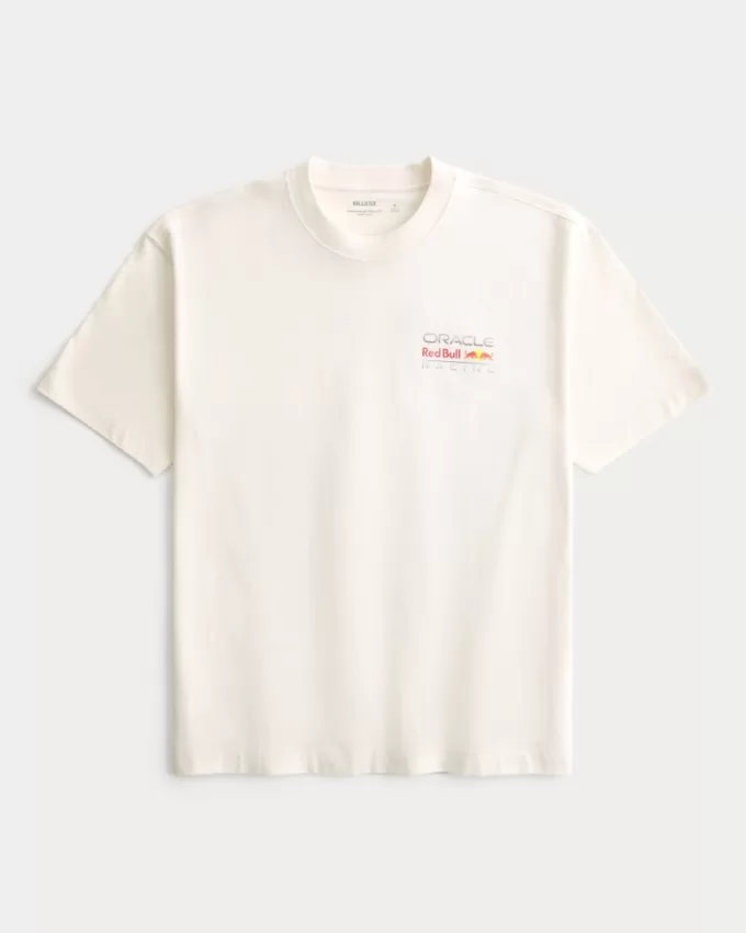 Boxy Heavyweight Oracle Red Bull Racing Graphic Tee,Boxy Heavyweight Oracle Red Bull Racing Graphic Tee