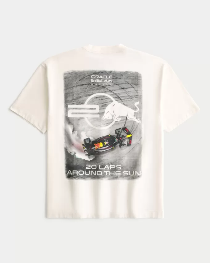 Boxy Heavyweight Oracle Red Bull Racing Graphic Tee,Boxy Heavyweight Oracle Red Bull Racing Graphic Tee