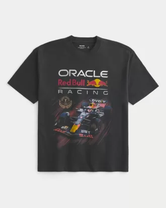 Boxy Heavyweight Oracle Red Bull Racing Graphic Tee,Boxy Heavyweight Oracle Red Bull Racing Graphic Tee