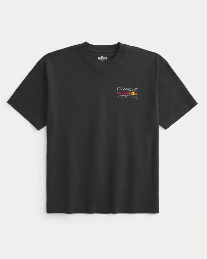 Boxy Heavyweight Oracle Red Bull Racing Graphic Tee,Boxy Heavyweight Oracle Red Bull Racing Graphic Tee