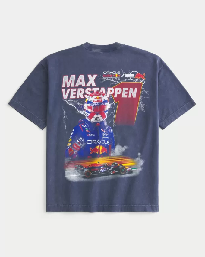 Boxy Heavyweight Oracle Red Bull Racing Graphic Tee,Boxy Heavyweight Oracle Red Bull Racing Graphic Tee