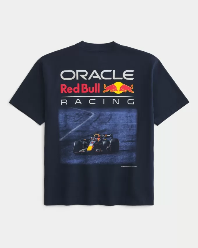 Boxy Heavyweight Oracle Red Bull Racing Graphic Tee,Boxy Heavyweight Oracle Red Bull Racing Graphic Tee