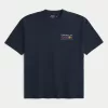 Boxy Heavyweight Oracle Red Bull Racing Graphic Tee,Boxy Heavyweight Oracle Red Bull Racing Graphic Tee