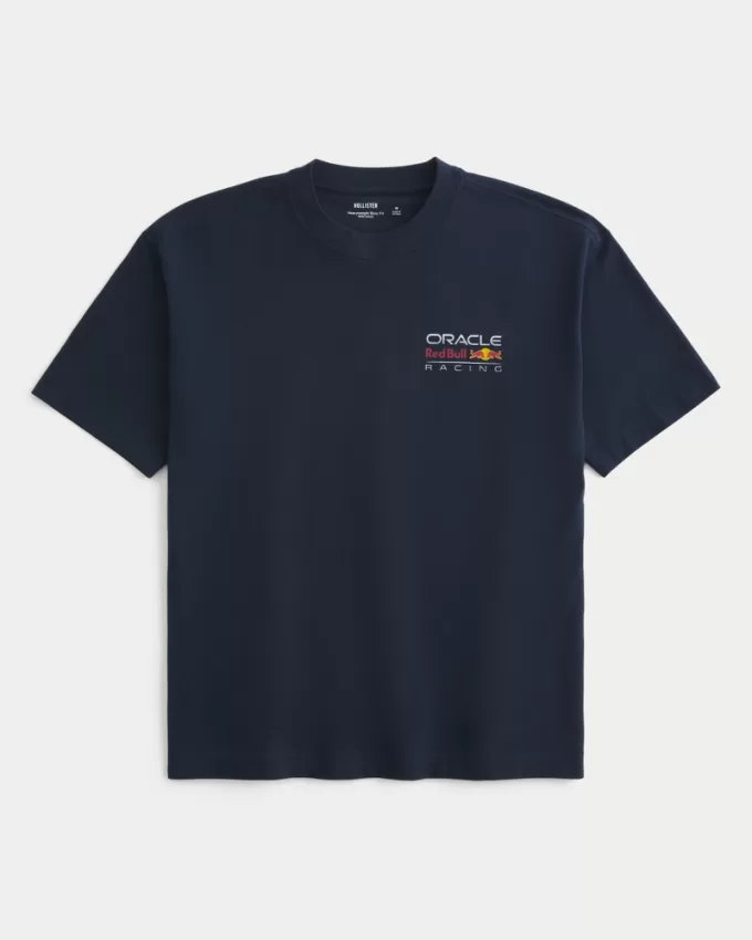 Boxy Heavyweight Oracle Red Bull Racing Graphic Tee,Boxy Heavyweight Oracle Red Bull Racing Graphic Tee