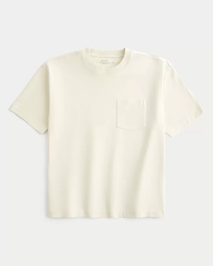 Boxy Heavyweight Pocket Crew T-Shirt,Boxy Heavyweight Pocket Crew T-Shirt Boxy Heavyweight Pocket Crew T-Shirt,Boxy Heavyweight Pocket Crew T-Shirt